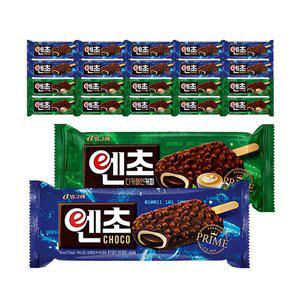 [빙그레] 엔초 10개+엔초 디카페인 10개 (총 20개) 바 아이스크림