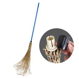 MAGICCLEAN 조립식 대나무 싸리비 철코팅봉 120cm