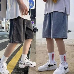 [라일리] Rly 데님 반바지 5부 밴딩팬츠 5부바지 팬츠 남자반바지