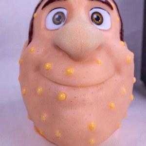 피지 짜는 인형 특이한 블랙헤드 하나 딸기코 여드름 인형3개 해소 남성용 상황을 세트