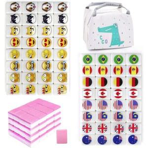 SIKPS 타일 이모지 65개 30MM6 씨사이드 이스 21 SILICPS 깃발과 마작