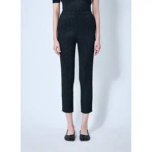 [이세이미야케 플리츠플리즈]이세이미야케 플리츠플리즈 플리츠 팬츠 PP56JF111 15 블랙