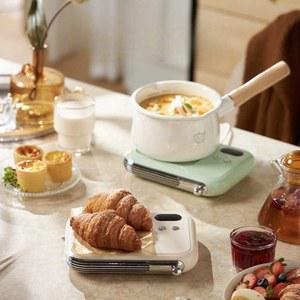 컵온도유지기 온열 보온 스마트 Riruo 감성 텀블러 책상용 유리 단품 온도조절