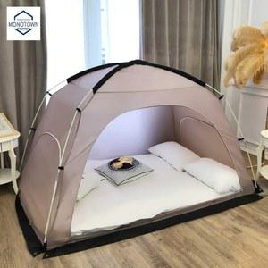 거실용텐트 캠핑 단열 가정용 모기장형 하늘색 2m 난방텐트 홈캠핑 우풍 바닥있는 1.2m