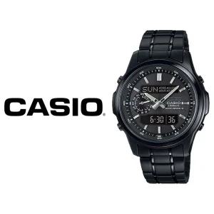 카시오 리니지 국내재고 전파 솔라 LCW-M300DB-1A 블랙 남성메탈 남자손목시계