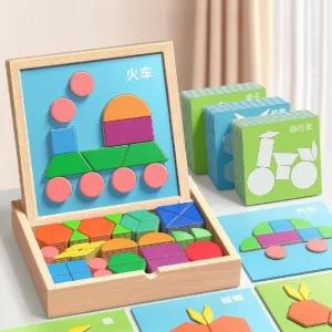 치매예방 교구 자석 퍼즐 놀이 노인 활동 어르신 게임