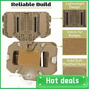 AIRSOFT 전화 플레이트 홀더 접이식 브래킷 MOLLE 네비게이션 빠른 야외 마운트 가슴 액세스 보드 조끼