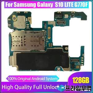 삼성 Galaxy S10 LITE G770F 마더 보드 용 단일 SIM 듀얼 메인 100% 잠금 해제 로직 플레이트 EU 버전