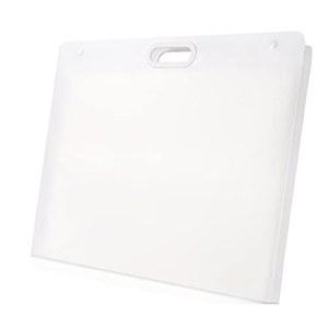 소힌카 플라스틱 아트 포트폴리오, 손잡이가 있는 대형 아트워크용 방수 포트폴리오 , 드로잉 스케치 사진 포스터용 보관 케이스(17.32 x 13.22 인치)