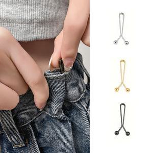 바지 치마허리줄이기 옷핀 청바지 요술단추 밑단고정 길이조절클립 허리줄임 셀프수선 매직 버클