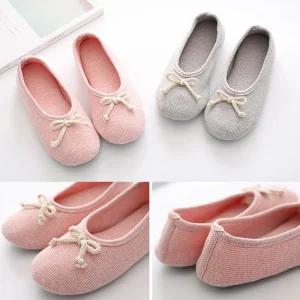 끈리본 덧신실내화 논슬립 미끄럼방지 S/M/L 여자거실화 룸슈즈거실화 면실내슬리퍼 유치원 선생님