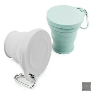 비오드 실리콘 폴딩컵 등산용접이식컵 실리콘접이식휴대용컵 실리콘자바라컵