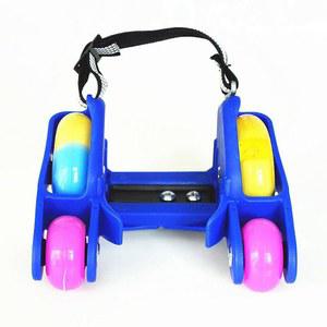 운동화 탈부착 탈부착롤러스케이트 인라인 바퀴달린 히든 성인 장비 스케이트 싱글블루 핑크색