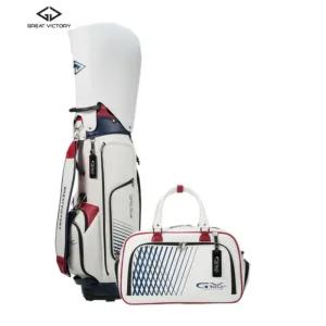 지브이투어 남성용 골프백 보스턴백 세트(젝시오 골프공 증정)