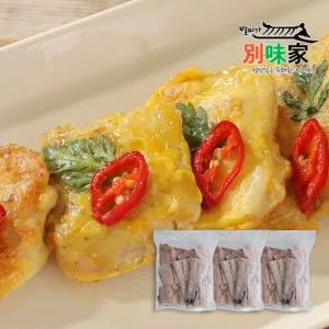 [별미가] 남해별미 담백한 임금님 건강식 국내산 반건조 손질 절단 대민어 900g x 3팩