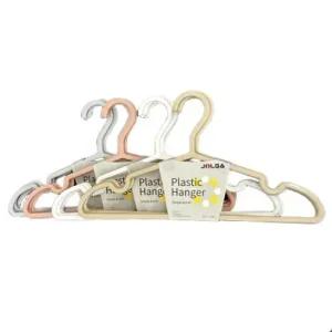 셔츠 블라우스 미끄럼방지 플라스틱 옷걸이 5P 곡선옷걸이 셔츠옷걸이 블라우스옷걸이