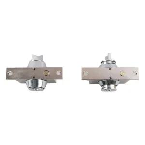 강화도어 유리문 상하부 매립형 보조키 시건장치 강화유리문잠금장치 유리문도어락 현관도어락