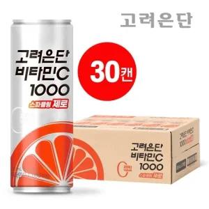 고려은단 비타민C 1000 스파클링 제로 250ml 30캔