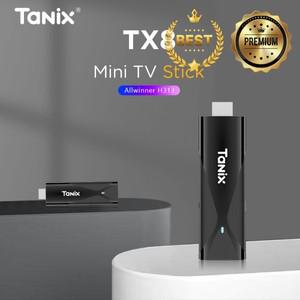 호출기 Tanix TX8 TV 스틱 안드로이드 10.0 Allwinner H313 Wifi 2.4G 듀얼 4K 미디어 플레이어