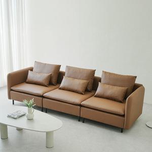 동서가구 모디프 가죽 모듈소파 4인 DF926438