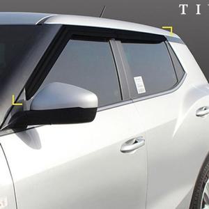 티볼리 썬바러블이저 블랙 선바이저 윈도우 창문 빗물받이