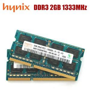 하이닉스 칩셋 2GB 10600S PC3 DDR3 1333Mhz 2G 노트북 메모리 모듈 SODIMM RAM