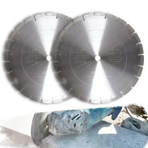 14인치 다이아몬드 콘크리트 톱날 1 20mm 아치형 분할 석공날 범용 시멘트 블레이드 건식 습식 절단 콘크리트 화강암 재고 석공 벽돌 블록 2인치 14인치