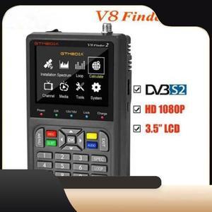 GTMEDIA V8 Finder2 위성 신호 파인더 FTA DVB-S/S2/S2X LCD 화면 수신기 위성 파인더 EU 플매트 카펫 러그