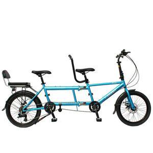 2인용 자전거 접이식 후방 26 라이딩 커플 유원지 공원