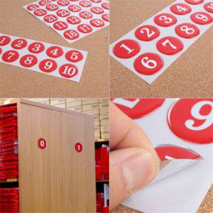 리치고디자인 원형 에폭시 번호판 1~50 동호회스티커