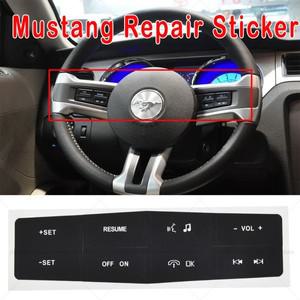 자동차 핸들 컨트롤 단추 수리 데칼 스티커 포드 호환 머스탱 2010  고급 비닐 액세서리