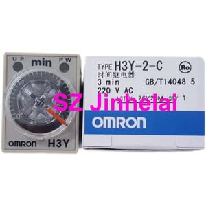 OMRON H3Y-2-C 3min 220VAC 지연 타이머 릴레이 시간 릴레이