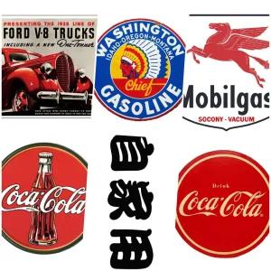 GADACOMPANY 리무버 노트북 자동차 캐리어 캠핑 빈티지스티커 6종세트 A591