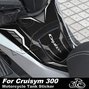 SYM Cruisym 300 CRUISYM a 300 TCS 오토바이 탱크 패드 스티커 스쿠터 프로텍터 트랙션 데칼 액세서리 방