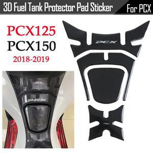혼다 PCX 125 150 PCX125 PCX150 3D 오토바이 연료 탱크 패드 보호 스티커 5D 탄소 섬유 스쿠터 데칼 액세