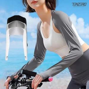 텐제로 신개념 아이스 팔토시 어깨부터 팔까지 햇빛차단 등산 트래킹 자전거 쿨토시