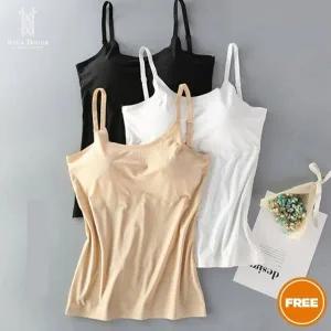 벨라도나 여성 메쉬 심리스 캡나시 여름나시 보정나시 속옷 나시티