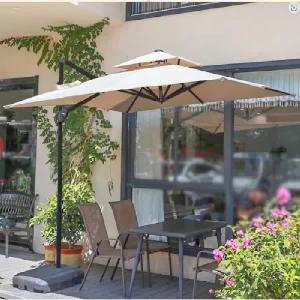 각도조절 사각파라솔풀세트 2.5M 물통+파라솔세트