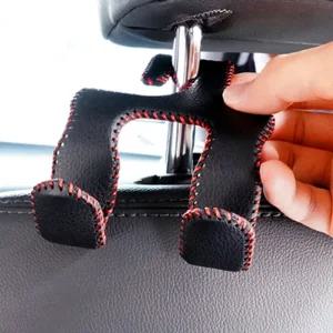 차량용가방걸이 자동차 헤드레스트 후크 행거 옷걸이 블랙