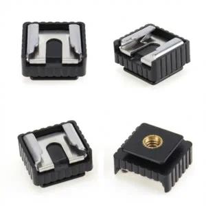 조명 삼각대 스탠드 플래시 연결 핫슈 콜드슈 1 4 인치 나사