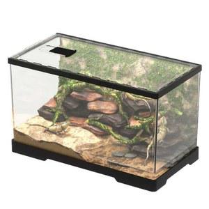 스마일게 사육장 어항 흰색 60x40x25cm 제작 연한 파손 뚜껑 플라스틱 순환