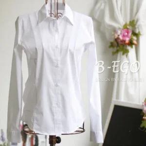 [비에고]910BG_[기획특가]55~88 베이직 면스판 블라우스