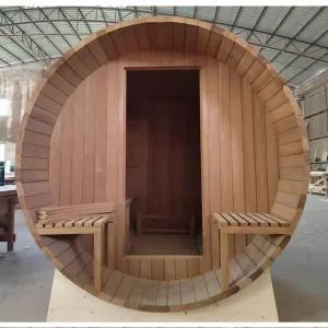 핀란드식 사우나 찜질방 야외 원목 습식 이동식 가정용