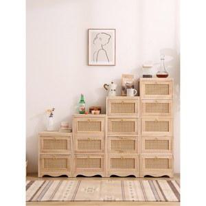 라탄 서랍장 폭좁은 침실 침실서랍장 얇은 코너 5단 쇼파 금손잡이 틈새 찬장 엔틱 원목