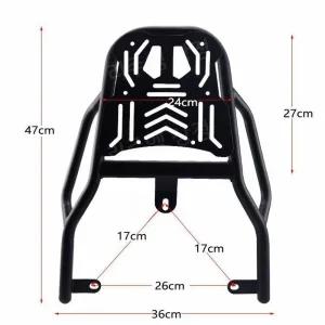 스쿠터짐받이 바이크 오토바이 킥보드 후면 스쿠터 짐대 A. 그린 호넷