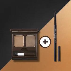 스킨푸드 초코 아이브로우 케익 + 슬림 펜슬 3호(내추럴브라운) 눈썹 메이크업세트