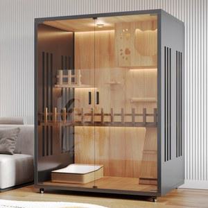 업그레이드 슈가글라이더 자가설치 고슴도치 원목 TH160x60x120 대형 골든햄스터집