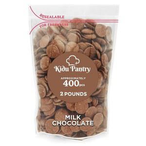 키두 팬트리 멜팅 초콜릿 웨이퍼 대량 판매 (밀크 뉴, 2파운드)