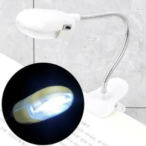휴대용독서등 집게 스탠드 LED 2구 led스탠드 (3MRaJ)