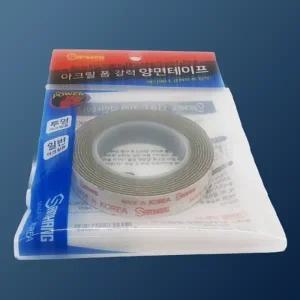 국산 아크릴 폼 초강력 양면테이프 1T 폭 12mm